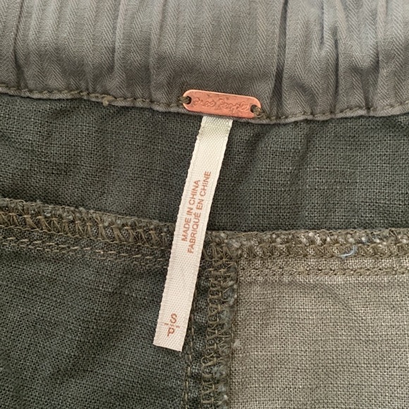 Free People Two Tone Cargo Pants - Picture 3 of 3